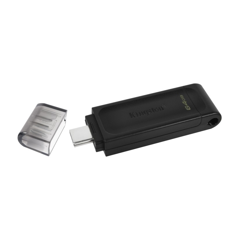 Kingston Pendrive DT70 64GB Type-C 3.2 Black (DT70/64GB)