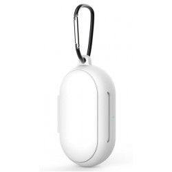 Θήκη Samsung Galaxy Buds/Buds+ Silicone Skin with Carabiner White