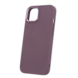 Θήκη Satin with Camera Lens Protection Apple iPhone 14 (6.1") Burgundy