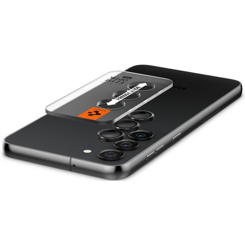 Γυαλί Προστασίας Spigen Optik.Tr Ez Fit Camera Protector Samsung Galaxy S23 5G/ S23+ Plus 5G Black 2τμχ Γυαλί Προστασίας Spigen Optik.Tr Ez Fit Camera Protector Samsung Galaxy S23 5G/ S23+ Plus 5G Black 2τμχ