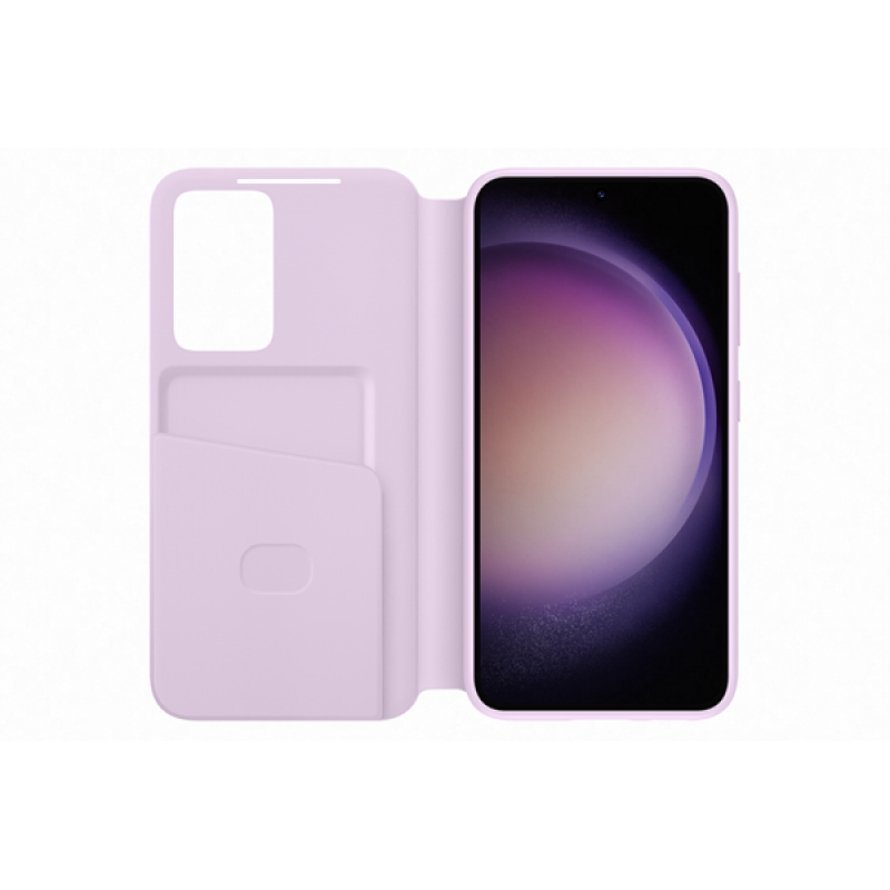 Θήκη Samsung Clear View Cover EF-ZS911CVEGWW Samsung Galaxy S23 5G SM-S911 Lilac (Original)