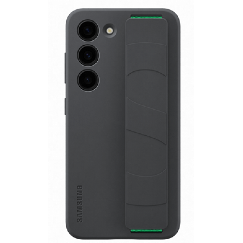 Θήκη Samsung Galaxy S23+ Plus 5G S916 Silicone Grip Cover EF-GS916TBEGWW Black (Original)