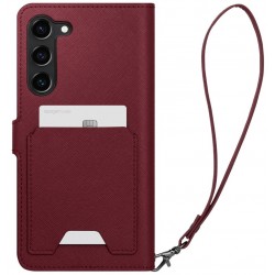 Θήκη Spigen Wallet "S" Plus Samsung Galaxy S23 5G S911 Burgundy (ACS05724)