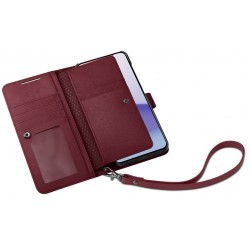 Θήκη Spigen Wallet "S" Plus Samsung Galaxy S23 5G S911 Burgundy (ACS05724)