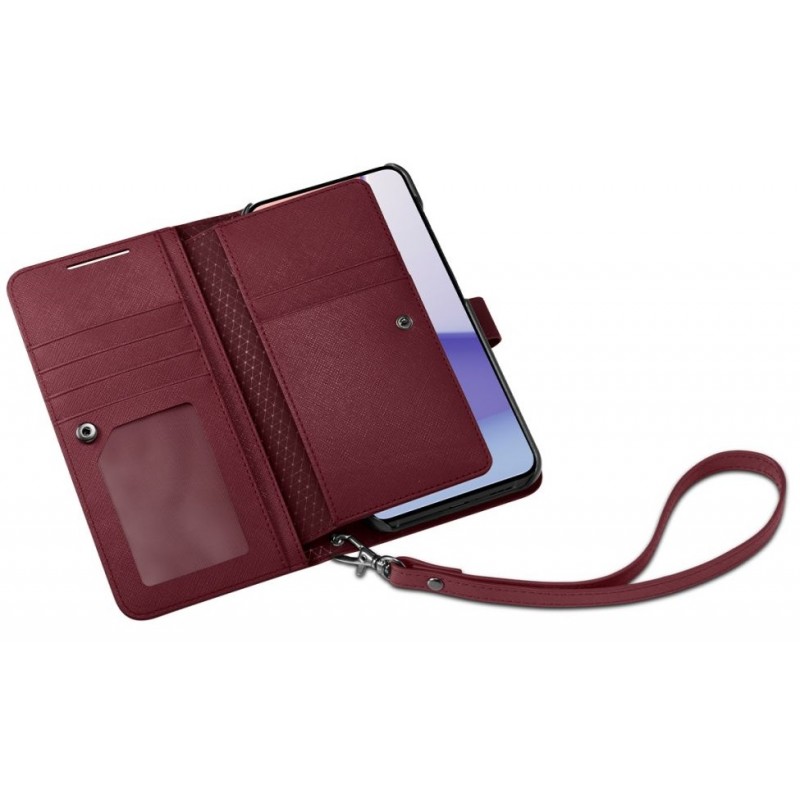 Θήκη Spigen Wallet "S" Plus Samsung Galaxy S23 5G S911 Burgundy (ACS05724)