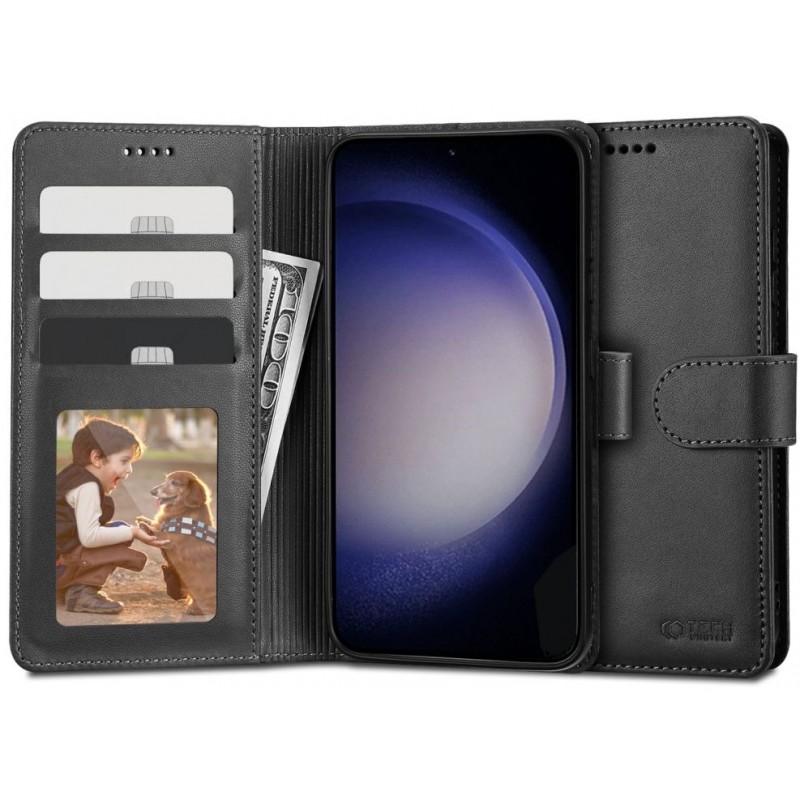 Θήκη Tech-Protect Wallet Motorola Moto G42 5G Black