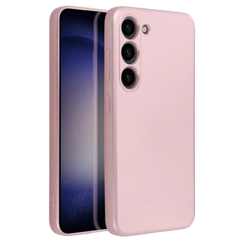 Θήκη Metallic Case Samsung Galaxy S23 5G S911 Pink Θήκη Metallic Case Samsung Galaxy S23 5G S911 Pink