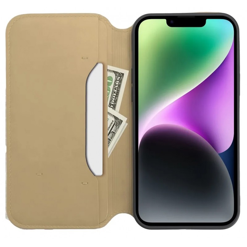 Θήκη Dual Pocket Book Samsung Galaxy S23+ Plus 5G SM-S916 Gold