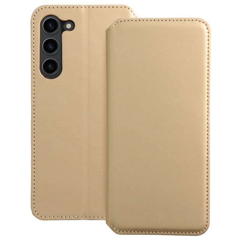Θήκη Dual Pocket Book Samsung Galaxy S23+ Plus 5G SM-S916 Gold