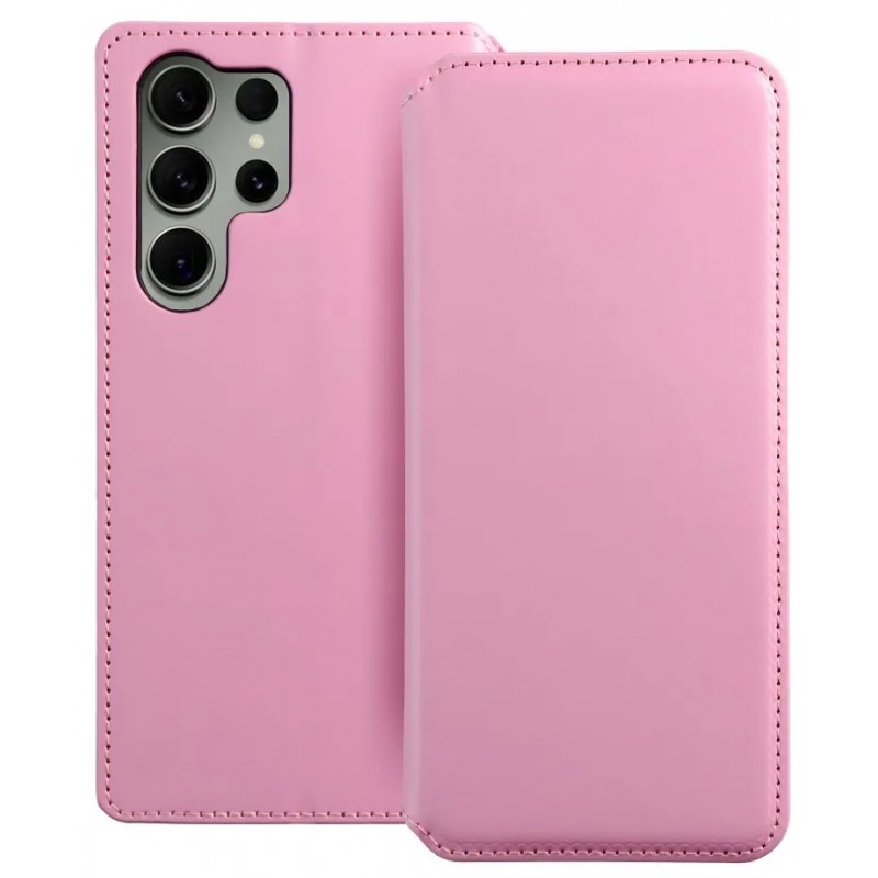 Θήκη Dual Pocket Book Samsung Galaxy S23 Ultra 5G S918 Light Pink