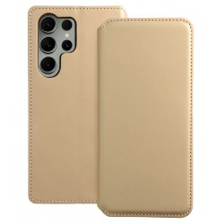Θήκη Dual Pocket Book Samsung Galaxy S23 Ultra 5G S918 Gold