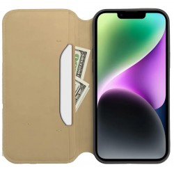 Θήκη Dual Pocket Book Samsung Galaxy S23 Ultra 5G S918 Gold