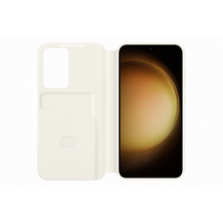 Θήκη Samsung Clear View Cover EF-ZS916CUEGWW Samsung Galaxy S23+ Plus 5G SM-S916 Cream (Original)
