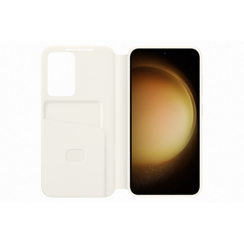 Θήκη Samsung Clear View Cover EF-ZS916CUEGWW Samsung Galaxy S23+ Plus 5G SM-S916 Cream (Original)