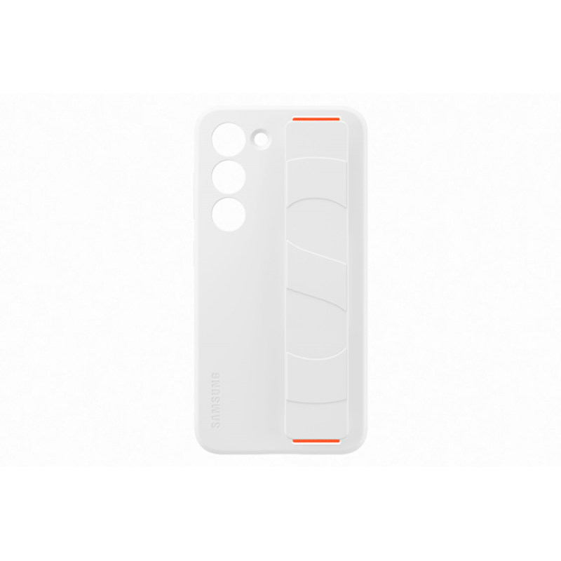 Θήκη Samsung Galaxy S23+ Plus 5G S916 Silicone Grip Cover EF-GS916TWEGWW White (Original)