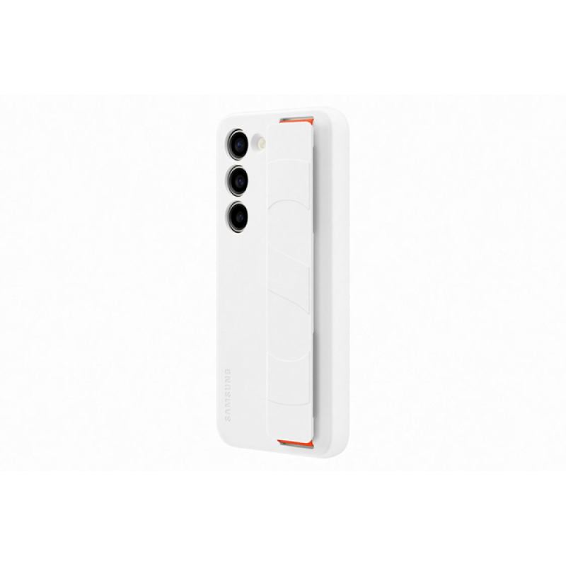 Θήκη Samsung Galaxy S23+ Plus 5G S916 Silicone Grip Cover EF-GS916TWEGWW White (Original)