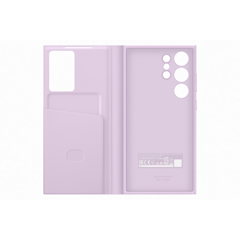 Θήκη Samsung Clear View Cover EF-ZS918CVEGWW Samsung Galaxy S23 Ultra 5G SM-S918 Lilac (Original)