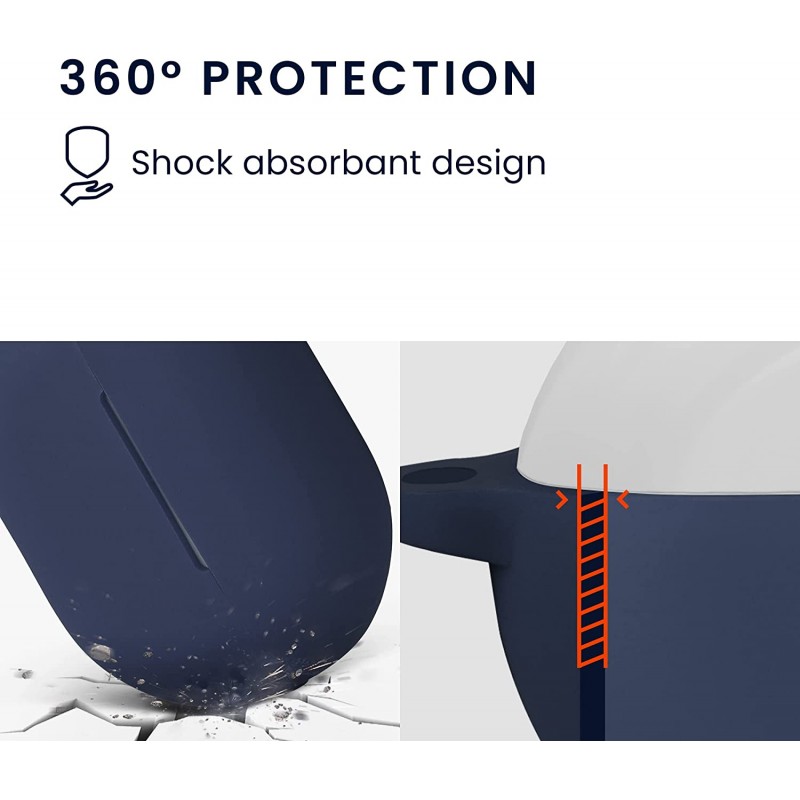 Θήκη Huawei Freebuds Pro Silicone Skin Blue 