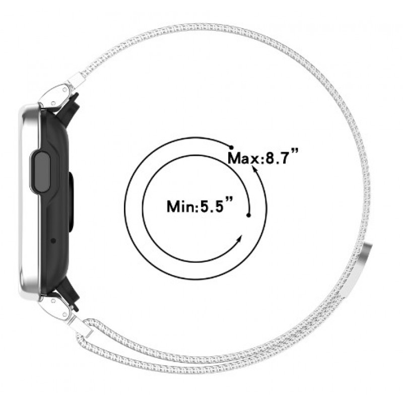 Ανταλλακτικό λουράκι QuickFit Xiaomi Mi Watch Lite/Redmi Watch 1 Milanese Rose Gold