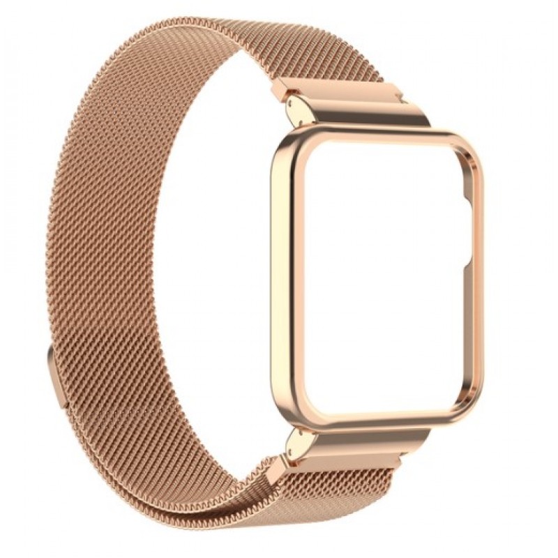 Ανταλλακτικό λουράκι QuickFit Xiaomi Mi Watch Lite/Redmi Watch 1 Milanese Rose Gold