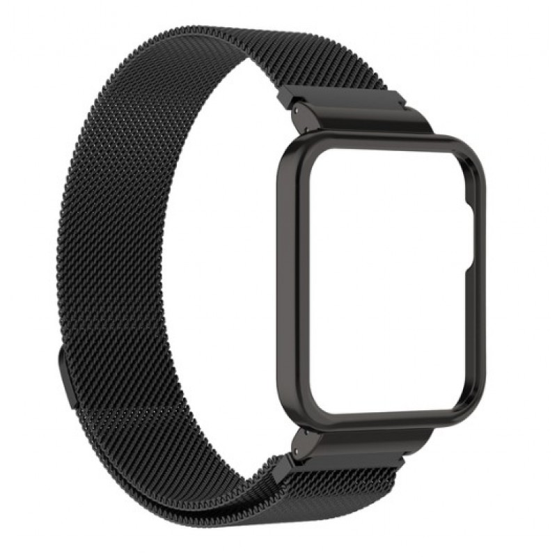 Ανταλλακτικό λουράκι Quickfit Xiaomi Mi Watch Lite/Redmi Watch 1 Milanese Black