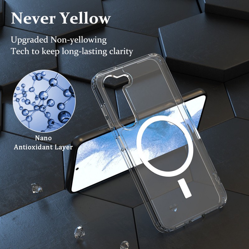 Θήκη TPU Acrylic with MagSafe Magnet Samsung Galaxy S23+ Plus 5G SM-S916 Clear