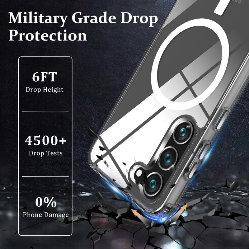 Θήκη TPU Acrylic with MagSafe Magnet Samsung Galaxy S23+ Plus 5G SM-S916 Clear