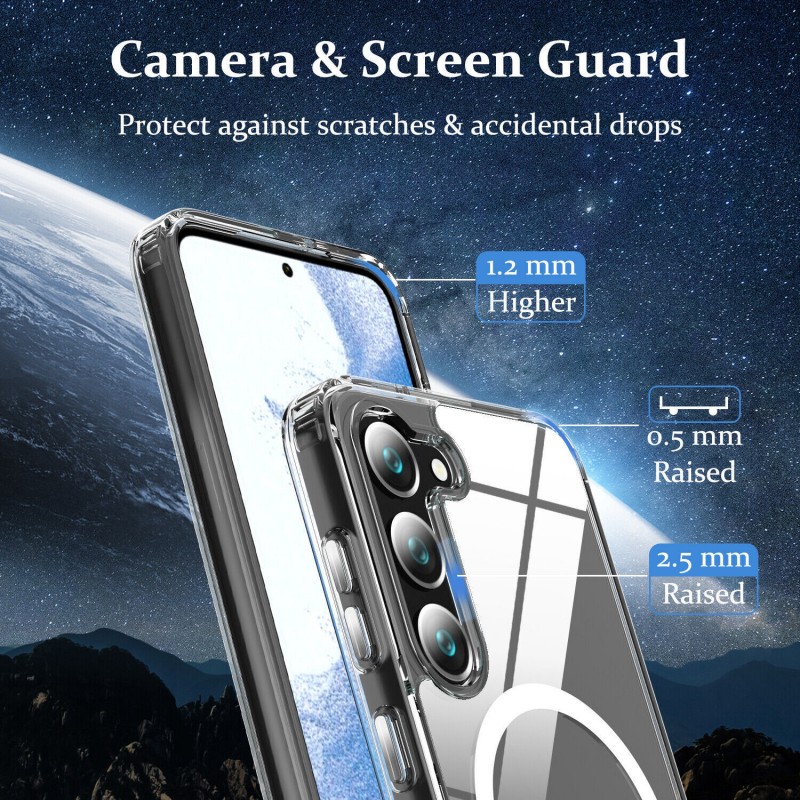 Θήκη TPU Acrylic with MagSafe Magnet Samsung Galaxy S23+ Plus 5G SM-S916 Clear