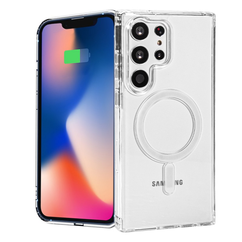 Θήκη ökkes TPU Acrylic with MagSafe Magnet Samsung Galaxy S24 Ultra 5G S928 Clear Θήκη ökkes TPU Acrylic with MagSafe Magnet Samsung Galaxy S24 Ultra 5G S928 Clear