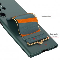 Θήκη Ultra Slim PC Cover Strap Samsung Galaxy S23+ Plus 5G S916 Green