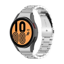 Ανταλλακτικό λουράκι QuickFit Stainless Steel Silver για Samsung Galaxy Watch 7 / 6 / 6 Classic / 5 / 5 Pro/ 4 / 4 Classic