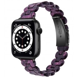 Ανταλλακτικό λουράκι QuickFit Ceramic Modern Design Apple Watch 1/2/3/4/5/6/SE/7 (38/40/41mm) Purple Ανταλλακτικό λουράκι QuickFit Ceramic Modern Design Apple Watch 1/2/3/4/5/6/SE/7 (38/40/41mm) Purple