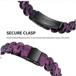 Ανταλλακτικό λουράκι QuickFit Ceramic Modern Design Apple Watch 1/2/3/4/5/6/SE/7 (38/40/41mm) Purple Ανταλλακτικό λουράκι QuickFit Ceramic Modern Design Apple Watch 1/2/3/4/5/6/SE/7 (38/40/41mm) Purple