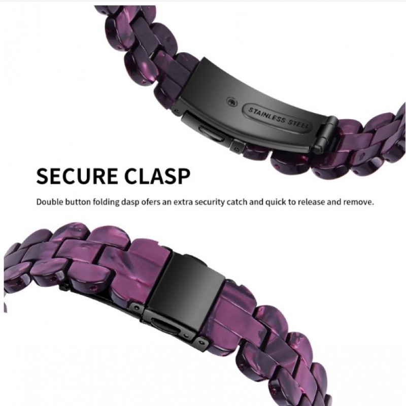 Ανταλλακτικό λουράκι QuickFit Ceramic Modern Design Apple Watch 1/2/3/4/5/6/SE/7 (38/40/41mm) Purple Ανταλλακτικό λουράκι QuickFit Ceramic Modern Design Apple Watch 1/2/3/4/5/6/SE/7 (38/40/41mm) Purple