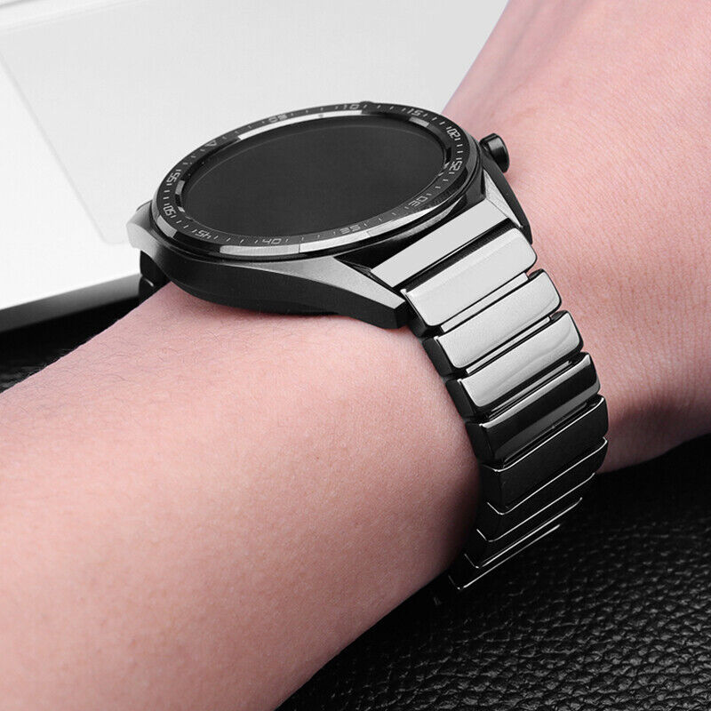 Ανταλλακτικό λουράκι Ceramic Linkband Black για Samsung Galaxy Watch3(45mm)/Watch(46mm)/Huawei Watch 3 (46mm)/ Watch 3 Pro (48mm)/GT 2/Pro/Honor GS Pro/Amazfit GTR 3 (46mm)/GTR 3 Pro/GTR(47mm)/ Stratos 3(48mm) (22mm)