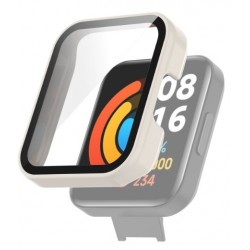 Θήκη PC Full Glass Screen Protector Xiaomi Redmi Watch 2 Lite White