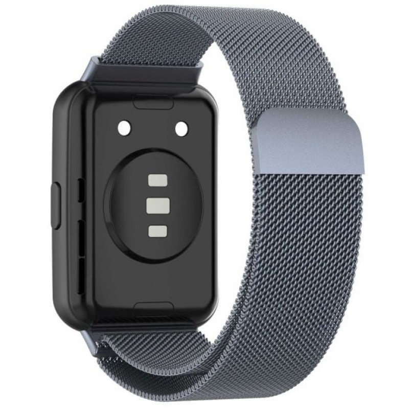 Ανταλλακτικό λουράκι QuickFit Huawei Watch Fit 2 Milanese Band Space Grey