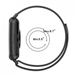 Ανταλλακτικό λουράκι QuickFit Huawei Watch Fit 2 Milanese Band Space Grey