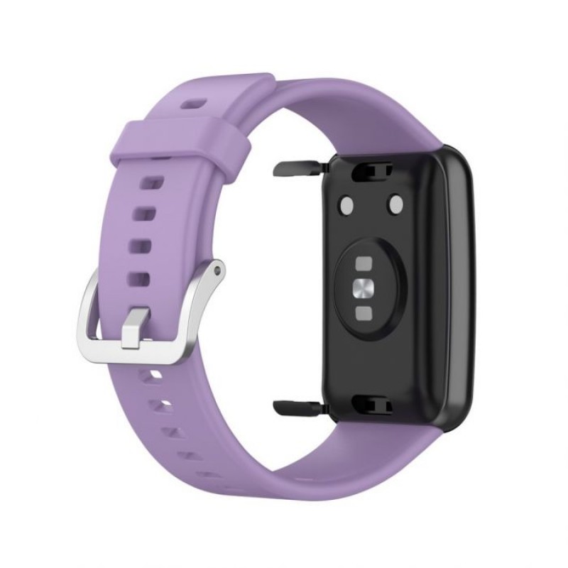 Ανταλλακτικό λουράκι QuickFit Huawei Watch Fit/Fit New Smoothband Light Purple with Silver Buckle
