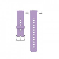 Ανταλλακτικό λουράκι QuickFit Huawei Watch Fit/Fit New Smoothband Light Purple with Silver Buckle