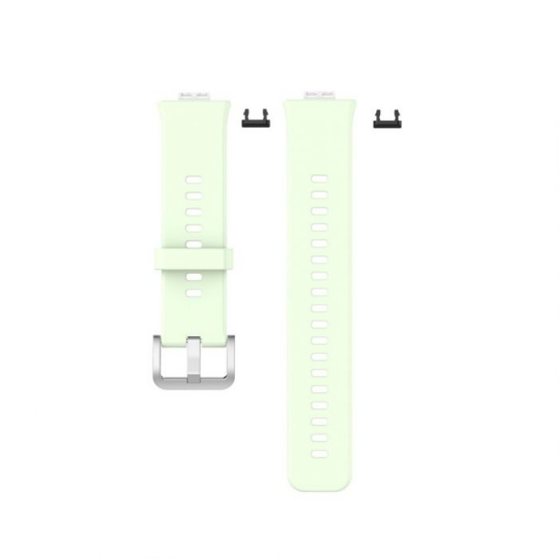Ανταλλακτικό λουράκι QuickFit Huawei Watch Fit/Fit New Smoothband Light Green with Silver Buckle Ανταλλακτικό λουράκι QuickFit Huawei Watch Fit/Fit New Smoothband Light Green with Silver Buckle