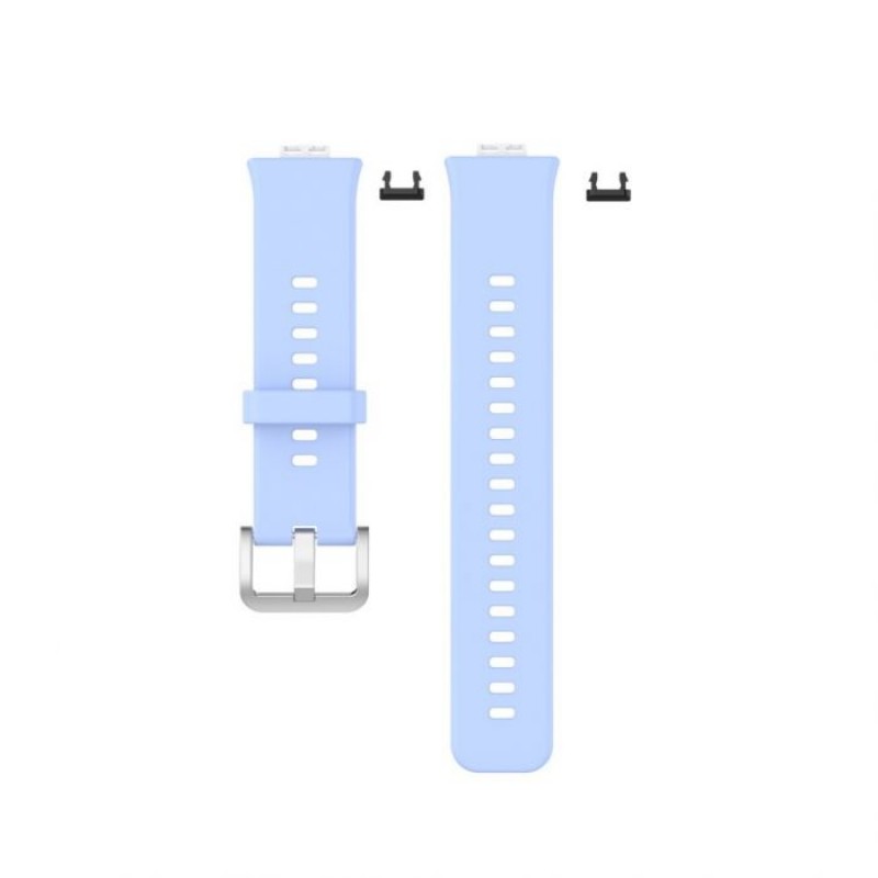 Ανταλλακτικό λουράκι QuickFit Huawei Watch Fit/Fit New Smoothband Light Blue with Silver Buckle