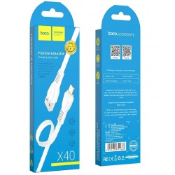 Καλώδιο Data Hoco X40 Usb to Lightning 8-pin 1m White