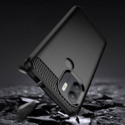 Θήκη TPU Carbon Fiber Brushed Xiaomi Redmi A1+ Black