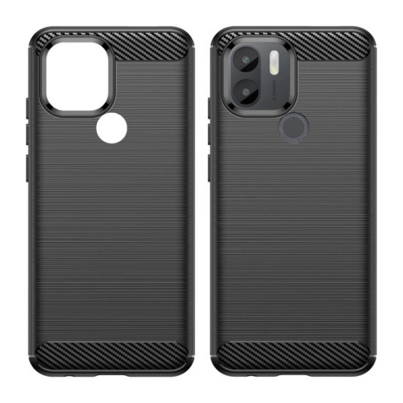 Θήκη TPU Carbon Fiber Brushed Xiaomi Redmi A1+ Black