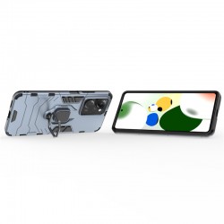 Θήκη Ring Armor Magnetic Stand Xiaomi Poco X5 Pro 5G/Redmi Note 12 Pro 5G Shockproof Blue
