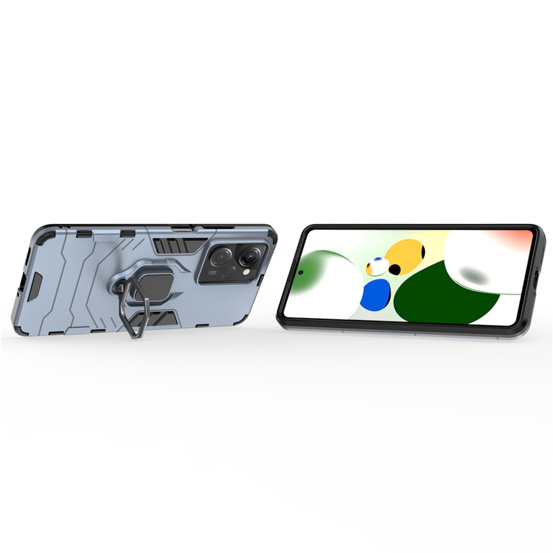 Θήκη Ring Armor Magnetic Stand Xiaomi Poco X5 Pro 5G/Redmi Note 12 Pro 5G Shockproof Blue