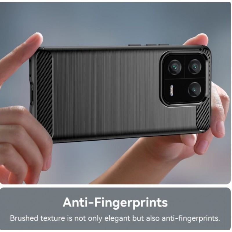 Θήκη TPU Carbon Fiber Brushed Xiaomi 13 Pro Black