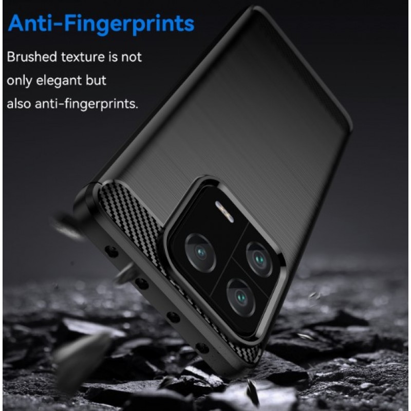 Θήκη TPU Carbon Fiber Brushed Xiaomi 13 Pro Black