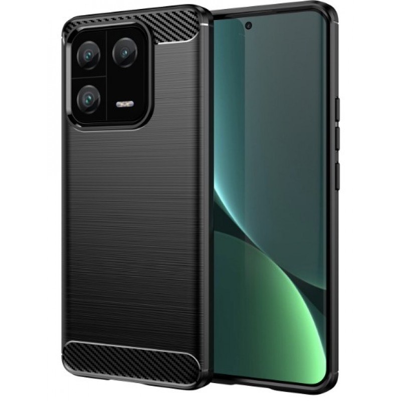 Θήκη TPU Carbon Fiber Brushed Xiaomi 13 Pro Black